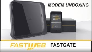 Unboxing FastGate modem di Fastweb [upl. by Drofniw]