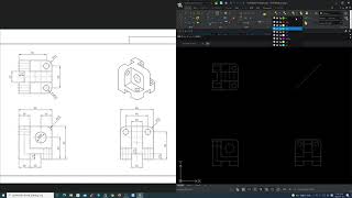 DraftSight  基礎 I007  等角図 SNAP Sheet VIEWPORT DIMENSION 等角楕円 [upl. by Rennane113]