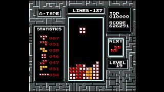 NES Tetris Maxout 999999 [upl. by Jerrie]