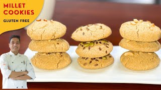 Easy Millet Cookies recipes without Eggs  How to Make Millet Cookies  Chef Sahajan [upl. by Sallyanne199]