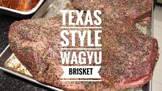 Texas Style Wagyu Brisket smoked on a Yoder YS640  Instructional video [upl. by Aissenav]