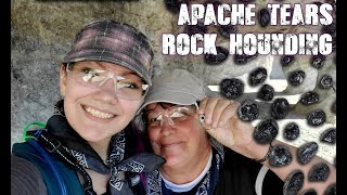 Rock Hounding Apache Tears  AZ [upl. by Haceber]