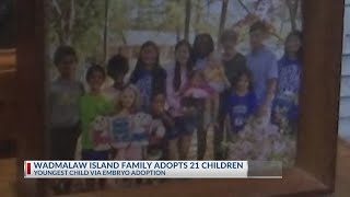 Wadmalaw Island family adopts 21 children [upl. by Otilrac169]