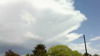 Monster Thunderhead Sitting North Tremonton UT 1254pm 51324 keeping my eyes on this 🌩️ 👀 [upl. by Nwahsal165]