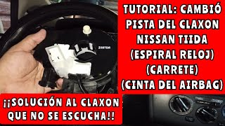 Cómo cambiar Pista del Claxon del Nissan Tiida Solución al claxon que no se escucha [upl. by Nomolas]