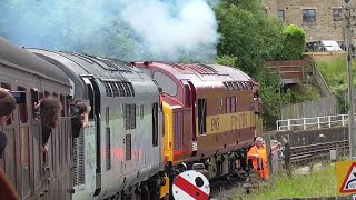 37250  37075 Keighley  Oxenhope Service 22nd June 2024 [upl. by Jillene]