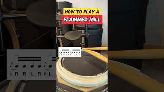 How to play a FLAMMED MILL drums [upl. by Volnak]