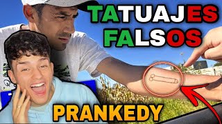 🇪🇸ESPAÑOL REACCIONA a BROMA TATUADOR FALSO de PRANKEDY🇲🇽😂MUERO de RISA [upl. by Cesar194]