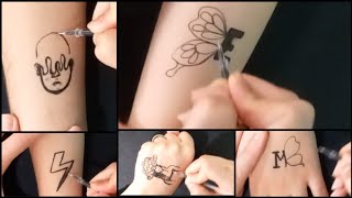 pen tattootattoo on my handtattoo with a pen [upl. by Margit]