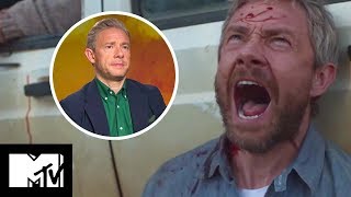 CARGO Movie Martin Freeman Reveals SCARIEST Zombie Effects BEHIND THE SCENES  MTV Movies [upl. by Eirrot]