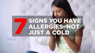 7 Signs You Have Allergies Not a Cold  Health [upl. by Noach]