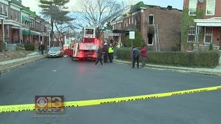 Elderly Woman Dies From Smoke Inhalation From SW Baltimore Fire [upl. by Simah345]