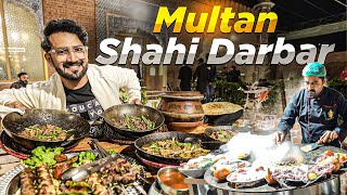 Extreme Desi Food LEVEL 9999 in Multan 😍 Shahi Platter Mutton Karahi Beef Pulao Street Food Multan [upl. by Atteuqahs]