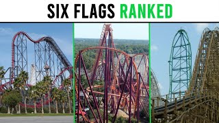 Ranking EVERY Six Flags Park In the US [upl. by Lareena]