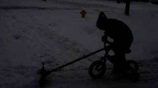 Bicycle Snow Plow [upl. by Soneson]