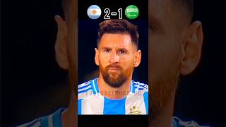 Messi HatTrick😯🔥Argentina Vs Saudi Arabia epic match short🥵🥶football youtube shorts messi [upl. by Hazeefah]