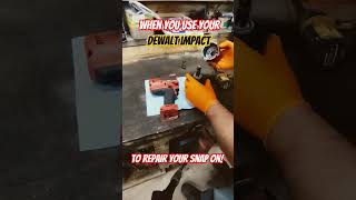 SNAPON Impact Anvil Replacement mechanic wow comedy automechanic dewalt diy mechaniclife [upl. by Heall]