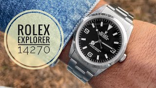 Rolex Explorer 14270  The Best OneWatch Collection Rolex versus Tudor and Omega [upl. by Packston856]