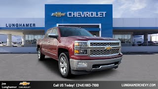 2014 Chevrolet Silverado1500 LTZ MI Waterford Clarkson Bloomfield Hills White Lake West Bl [upl. by Lennon365]