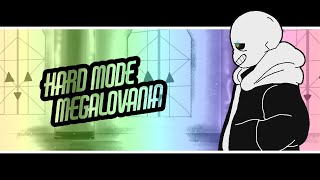 UNDERTALE HARD MODE Hard Mode Megalovania shadowed [upl. by Chally]