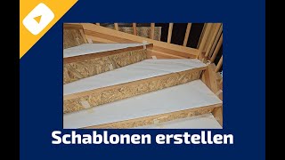 Schablonen für Treppen erstellen Treppe99 [upl. by Oribel]