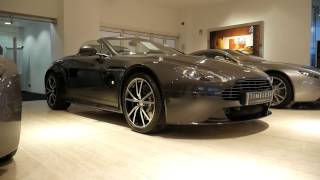 Aston Martin Edinburgh  Vantage V8 S SP10 Roadster [upl. by Dnomse]