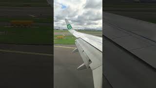 Transavia B738 approach and landing at Gran Canaria [upl. by Leirda]