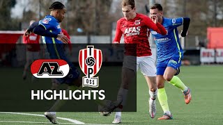 Highlights Jong AZ  TOP Oss  Keuken Kampioen Divisie [upl. by Enirehtacyram196]