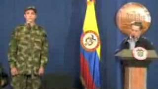 soldado dominguez canta la cancion operacion jaque el dia de su libertad [upl. by Svensen]