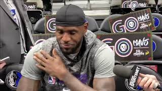 Reporter to Lebron about quotbees kneesquot amp how Lakers can stop Lukasquotrazzmatazz hop skiddilydooquot [upl. by Ainoz]