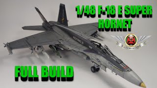 ITALERI FA E 18 SUPER HORNET FULL BUILD [upl. by Blossom]