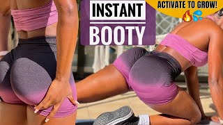 IMMEDIATE BOOTY PUMP You Need  GLUTE ACTIVATION Mandatory To GROW Bigger Butt Faster [upl. by Jump]