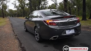 2016 Holden Insignia VXR 0100kmh amp engine sound [upl. by Ariem]