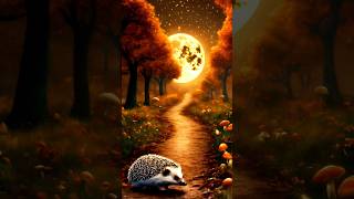 Amazing Nature Scenery amp Relaxing Music shorts FunnyBites786 Peaceful starry night with full moon [upl. by Isis235]