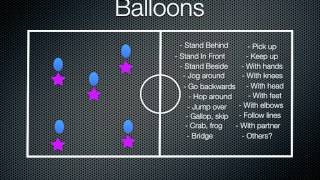 Physical Education Games  Balloons [upl. by Llehsyt]