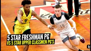 5 Star FRESHMAN Point Guard vs 5 Star UPPERCLASSMEN PGs Eli Ellis vs Kylan Boswell amp Dylan Andrews [upl. by Humo]