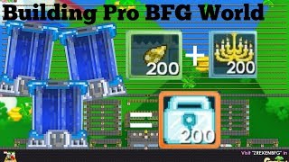 Growtopia  Building Pro BFG World [upl. by Nevi]