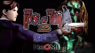 The House of The Dead 2  Widescreen 4k Gameplay 2P Gary SEGA Naomi  Flycast [upl. by Eelah932]