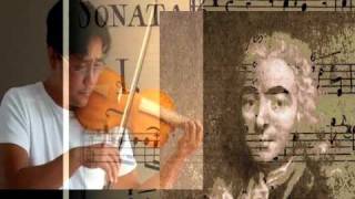 JeanMarie Leclair violin sonata 1 quotadagioquot Troisiéme livre [upl. by Brittaney823]