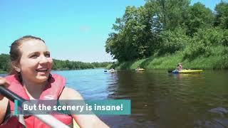 Kayaking the St Croix National Scenic Riverway in Grantsburg WI [upl. by Meyeroff]