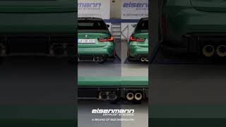 Eisenmann Sportendschalldämpfer Soundcheck BMW G80 M3 [upl. by Leary629]