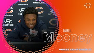 Darnell Mooney says team is emphasizing scramble drills  Chicago Bears [upl. by Boiney866]