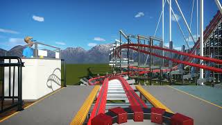 Steel Striker RMC Coaster [upl. by Swainson]