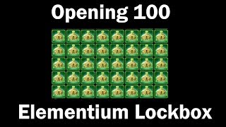 Opening 100 Elementium Lockboxes [upl. by Ayanaj561]