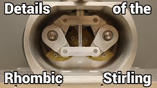 Details of the Rhombic Stirling engine [upl. by Midas808]