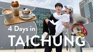 TAIWAN VLOG 🇹🇼 Spending ONLY 4 DAYS in Taichung [upl. by Averi341]