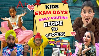 Kids Exam Days Daily Routine  Recipe To Success  RS 1313 VLOGS  Ramneek Singh 1313 [upl. by Dilisio925]