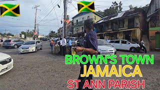 BROWNS TOWN JAMAICA ONE OF THE BEST TOWN IN JAMAICA [upl. by Hnirt]