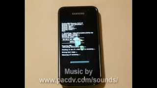 How to start bootloader and recovery in Samsung i9000 SGS [upl. by Truitt147]