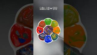 Mix all colors    Part 16  colors satisfying colorfulmixing mixing shorts [upl. by Kerad]